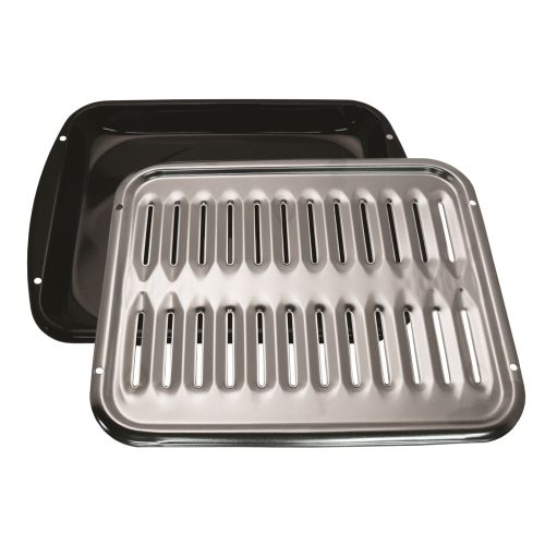 Broiler Pan with Chrome Rack